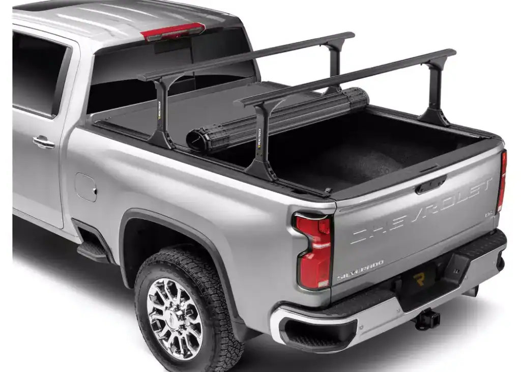 RealTruck RetraxPro EZ-OFF FRC-4000 Full Bed Access Manual Retractable Tonneau Cover w/ T-Slot Rails